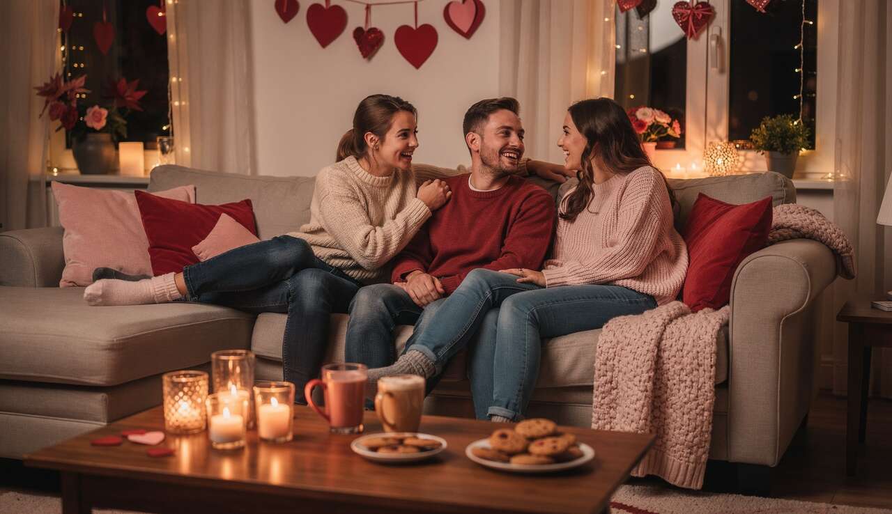 La saint-valentin entre amis : une soir&eacute;e d'amiti&eacute; chaleureuse