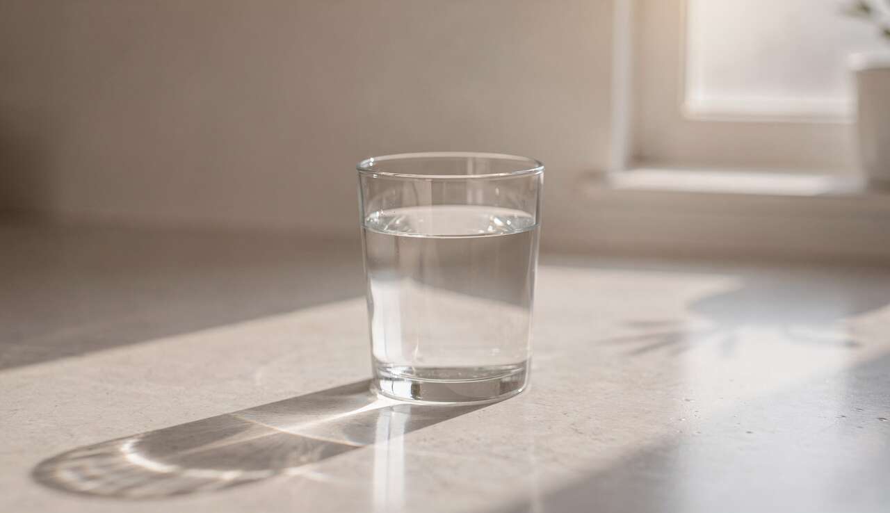 Boire un grand verre d'eau