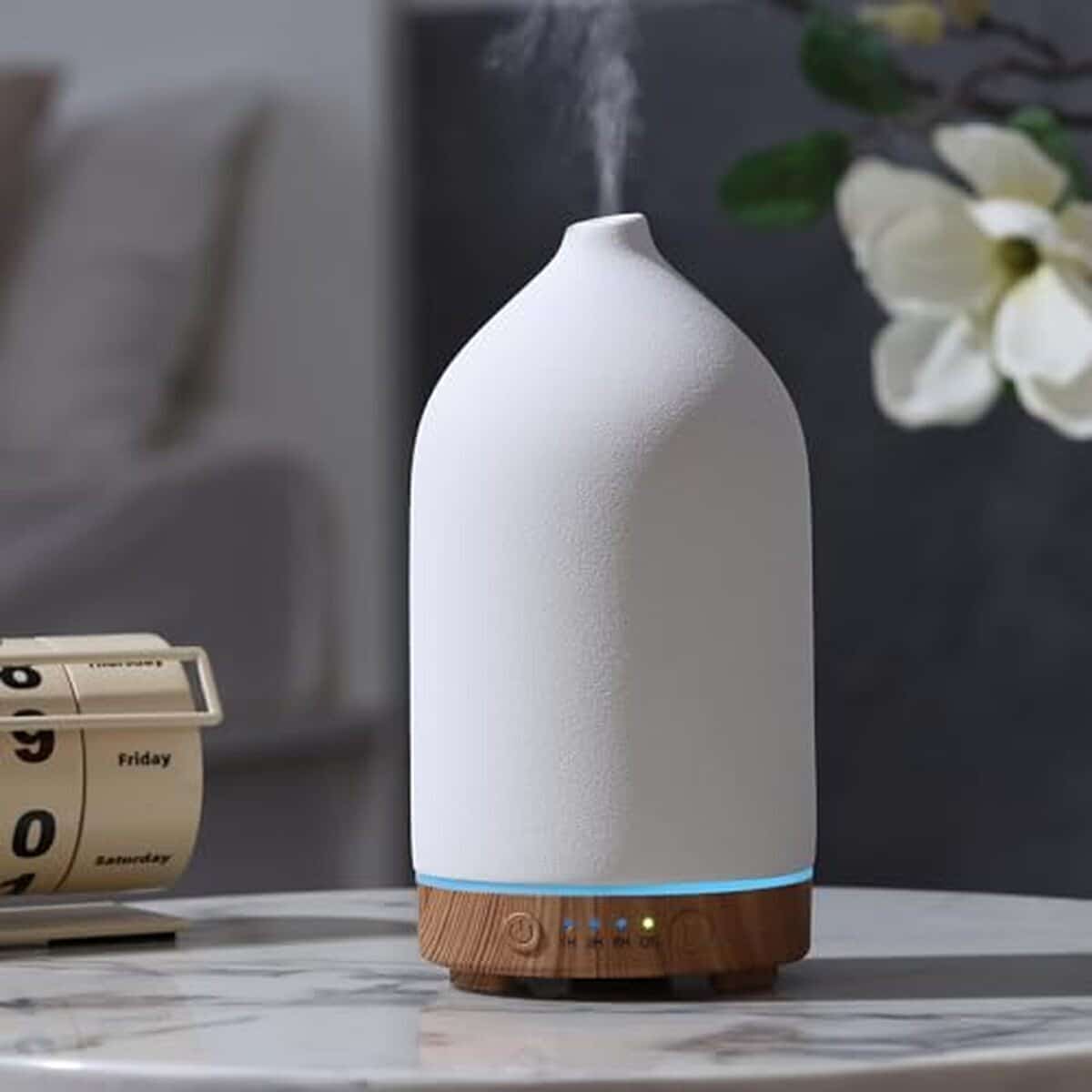 Test du diffuseur en céramique Gooamp 200 ML avec éclairage coloré