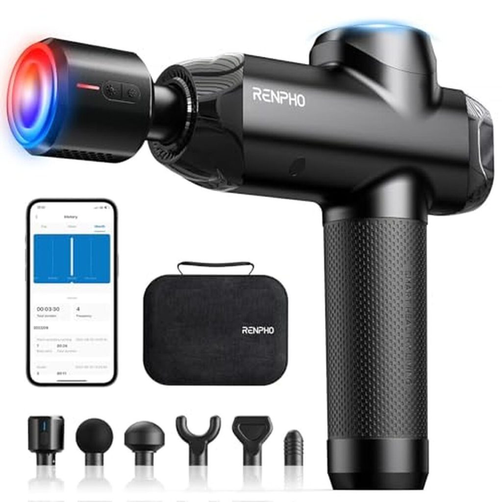 Test du pistolet de massage Renpho : puissance et silence musclés