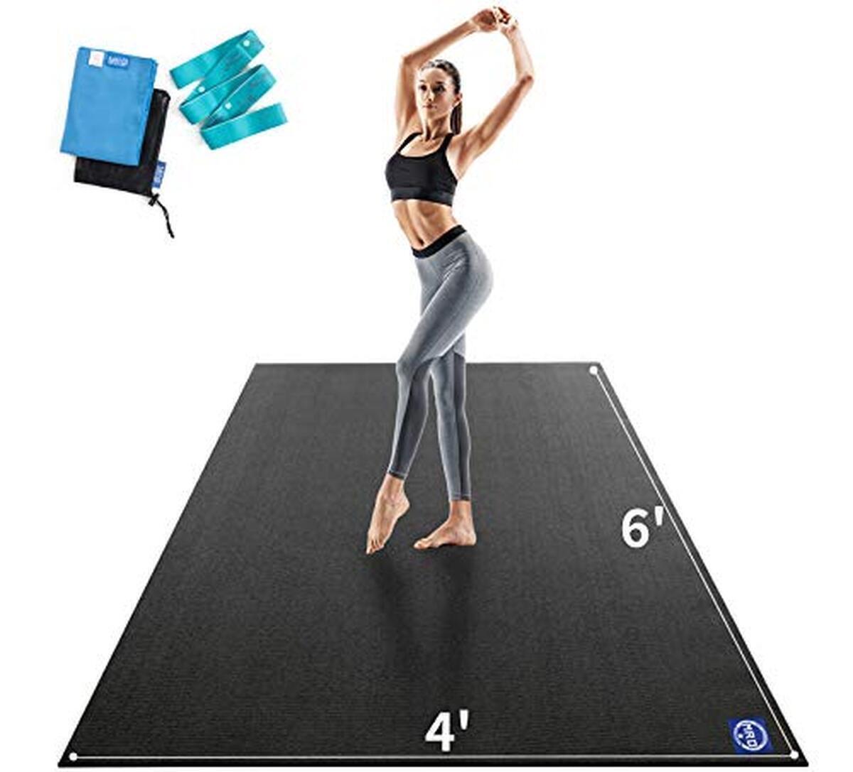 Test : grand tapis de yoga extra large et antidérapant
