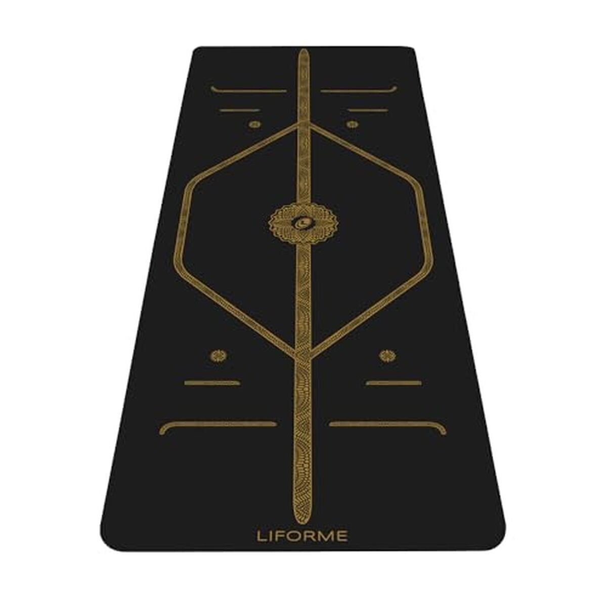 Test tapis de yoga Liforme Black & Gold : adhérence et alignement exceptionnels