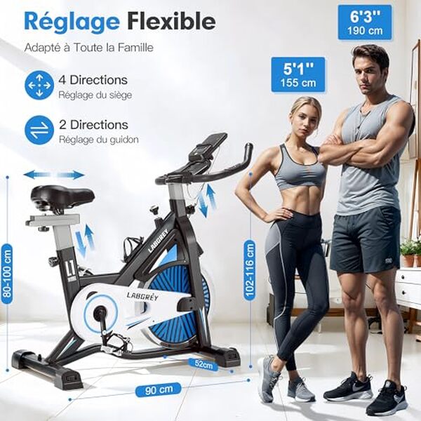 Découvrez notre analyse complète du vélo d'appartement LABGREY. Profitez d'un entraînement cardio efficace et silencieux chez vous grâce à cet appareil de qualité.