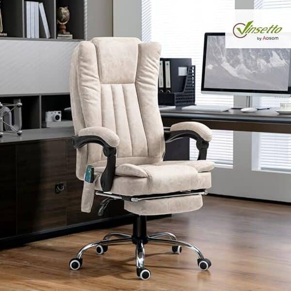 Explorez le confort et l'ergonomie du fauteuil massage Vinsetto pour améliorer votre bien-être et productivité au bureau.avis, caractéristiques et bénéfices expliqués en détail pour faire le meilleur choix.