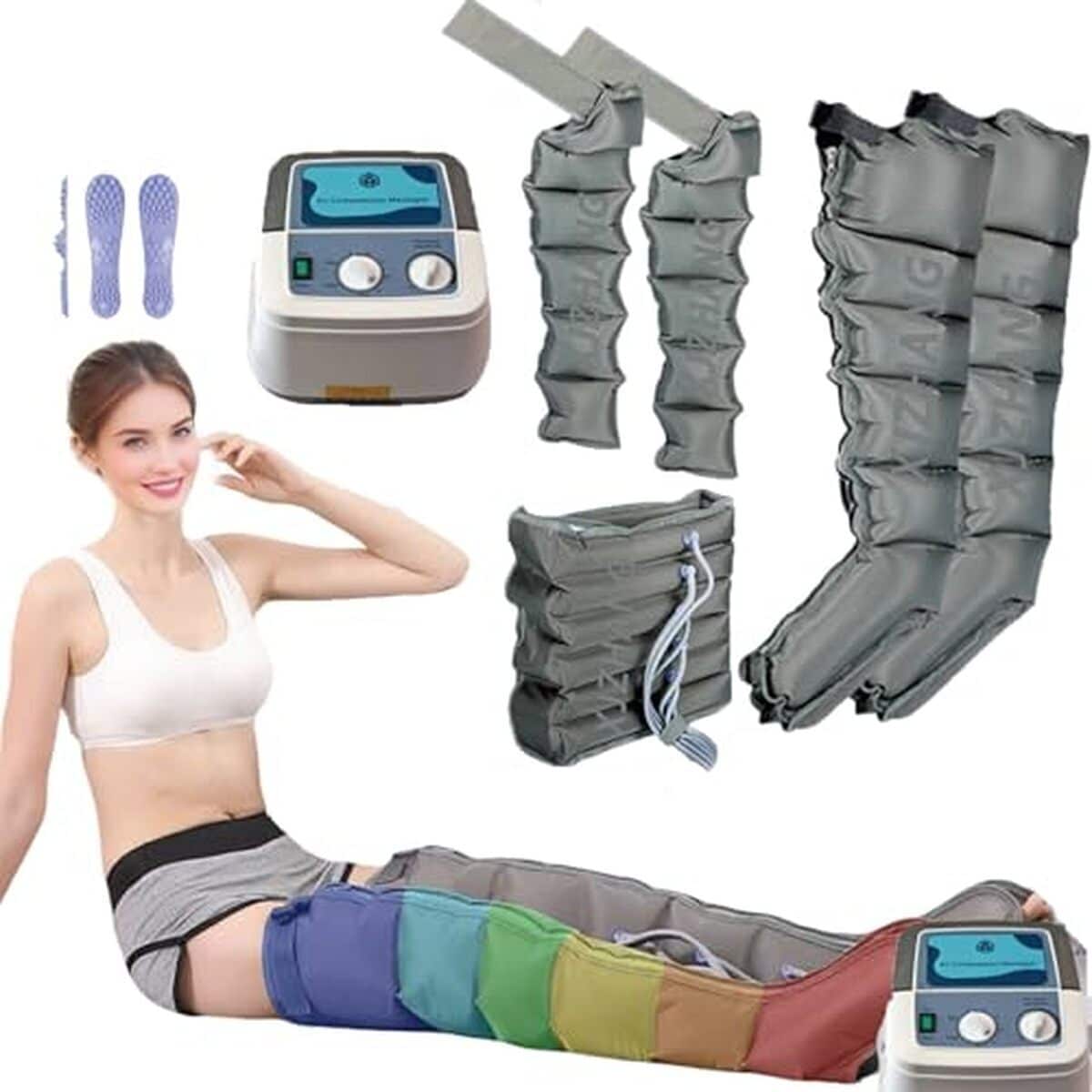 Test bottes de pressothérapie : soulagement des jambes par massage lymphatique