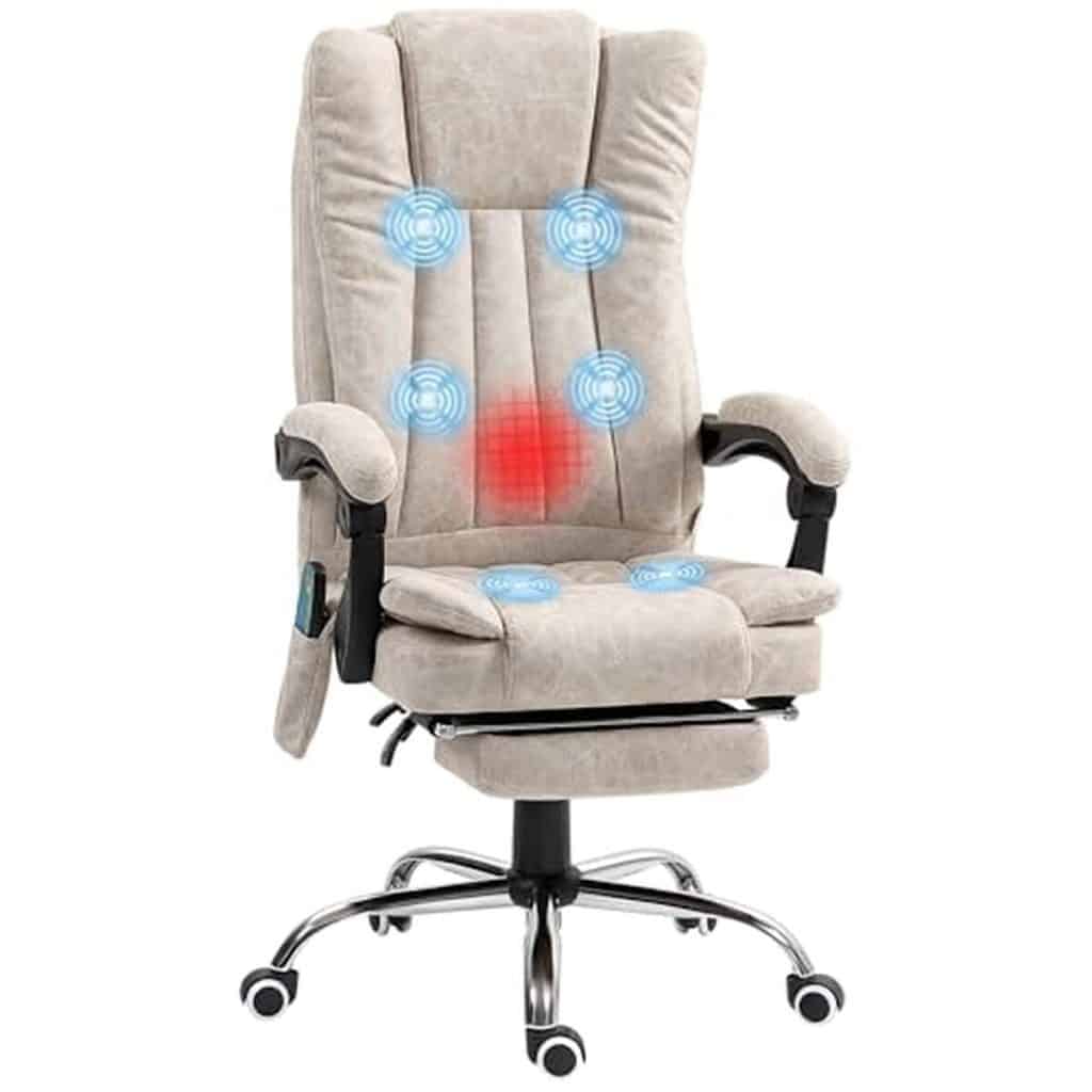 Test du fauteuil massant Vinsetto : confort ergonomique au bureau