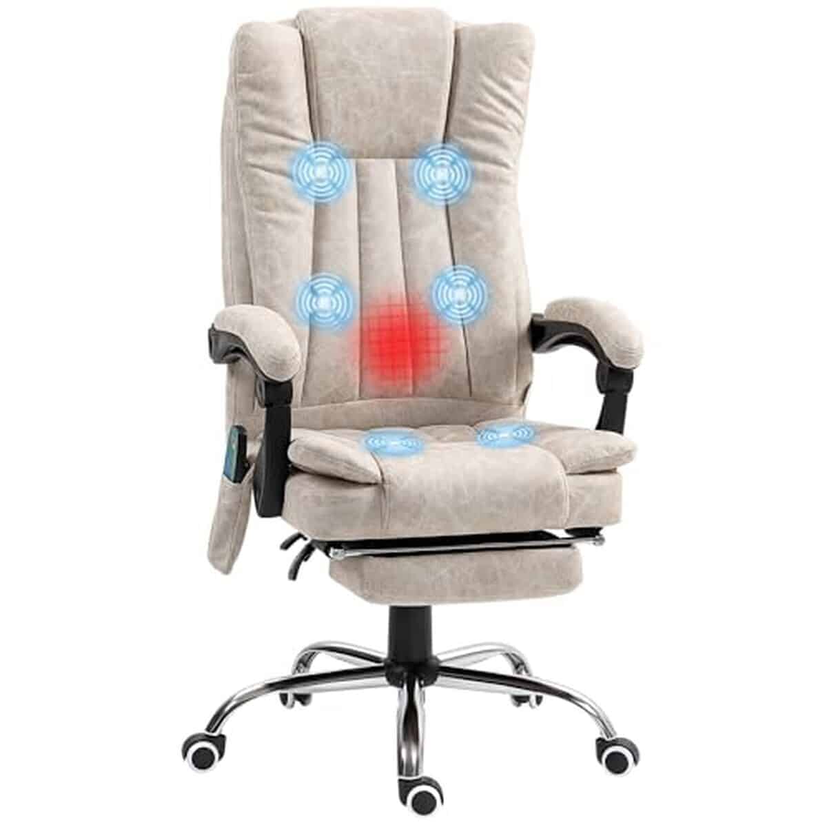 Test du fauteuil massant Vinsetto : confort ergonomique au bureau
