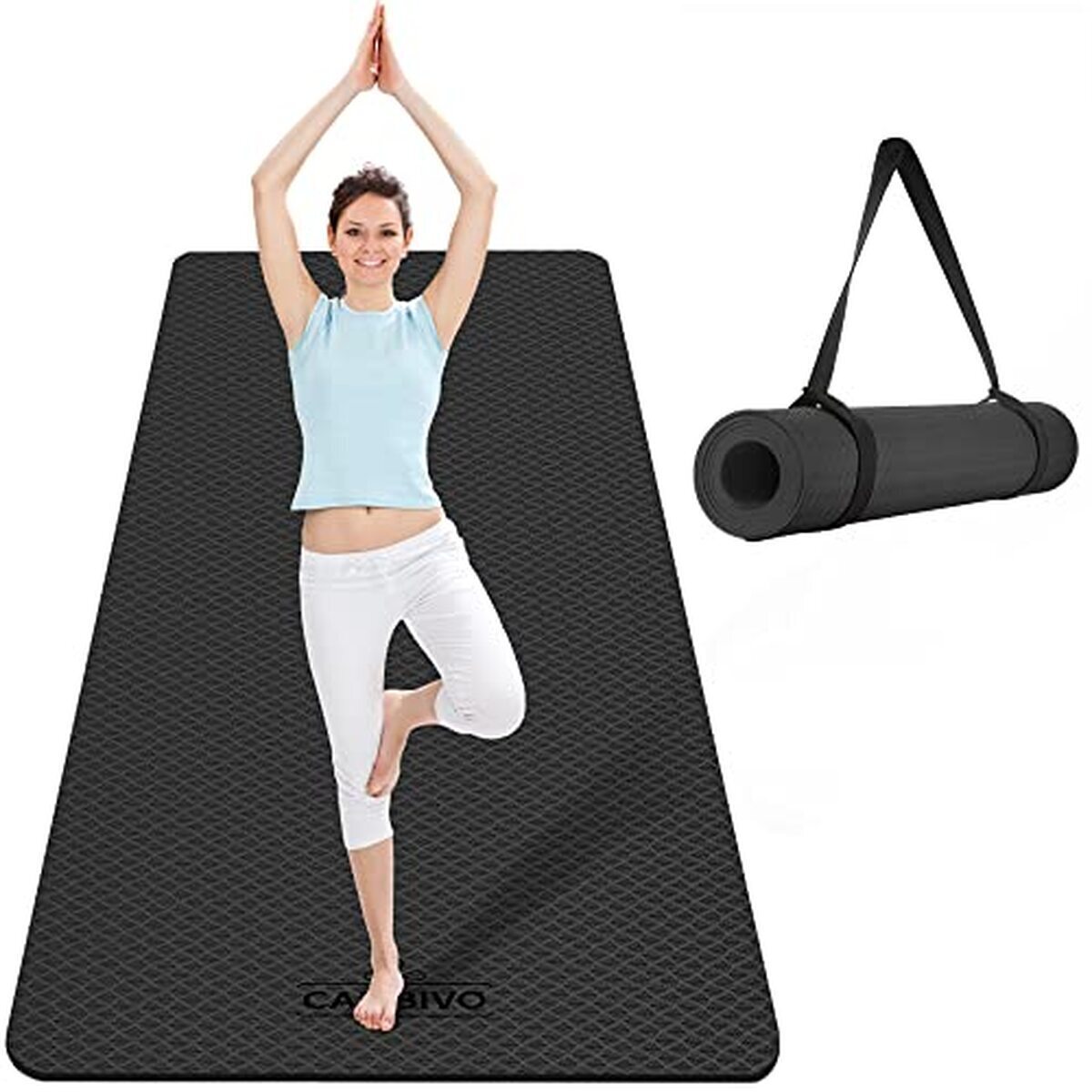 Test tapis de yoga Cambivo extra large