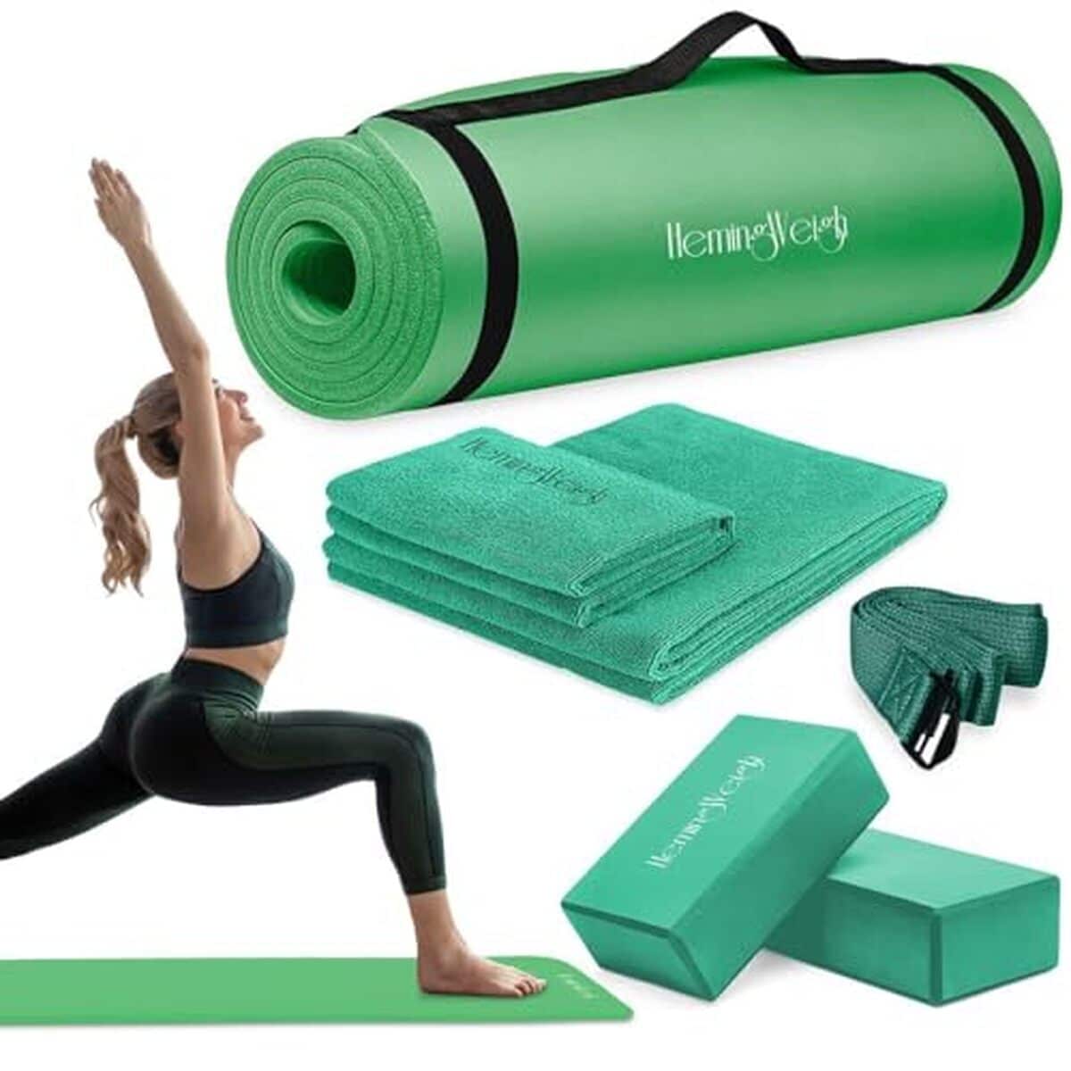 Test : tapis de yoga épais hemingWeigh et kit complet