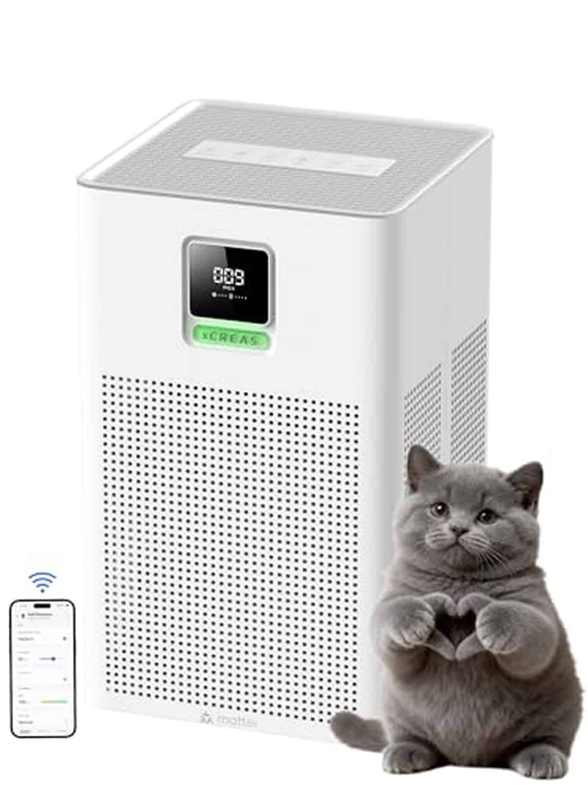 Test du purificateur xCREAS : intelligent et compatible Matter