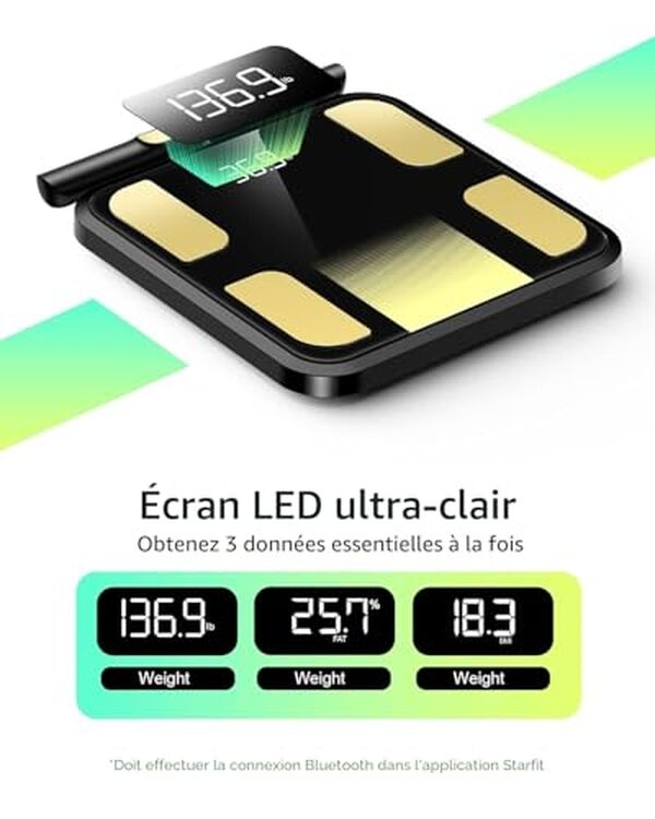 Découvrez notre test complet du pèse-personne intelligent RunSTAR balance avec 8 électrodes et 28 mesures de santé. Analyse détaillée, performances et avis pour une balance connectée de qualité. 