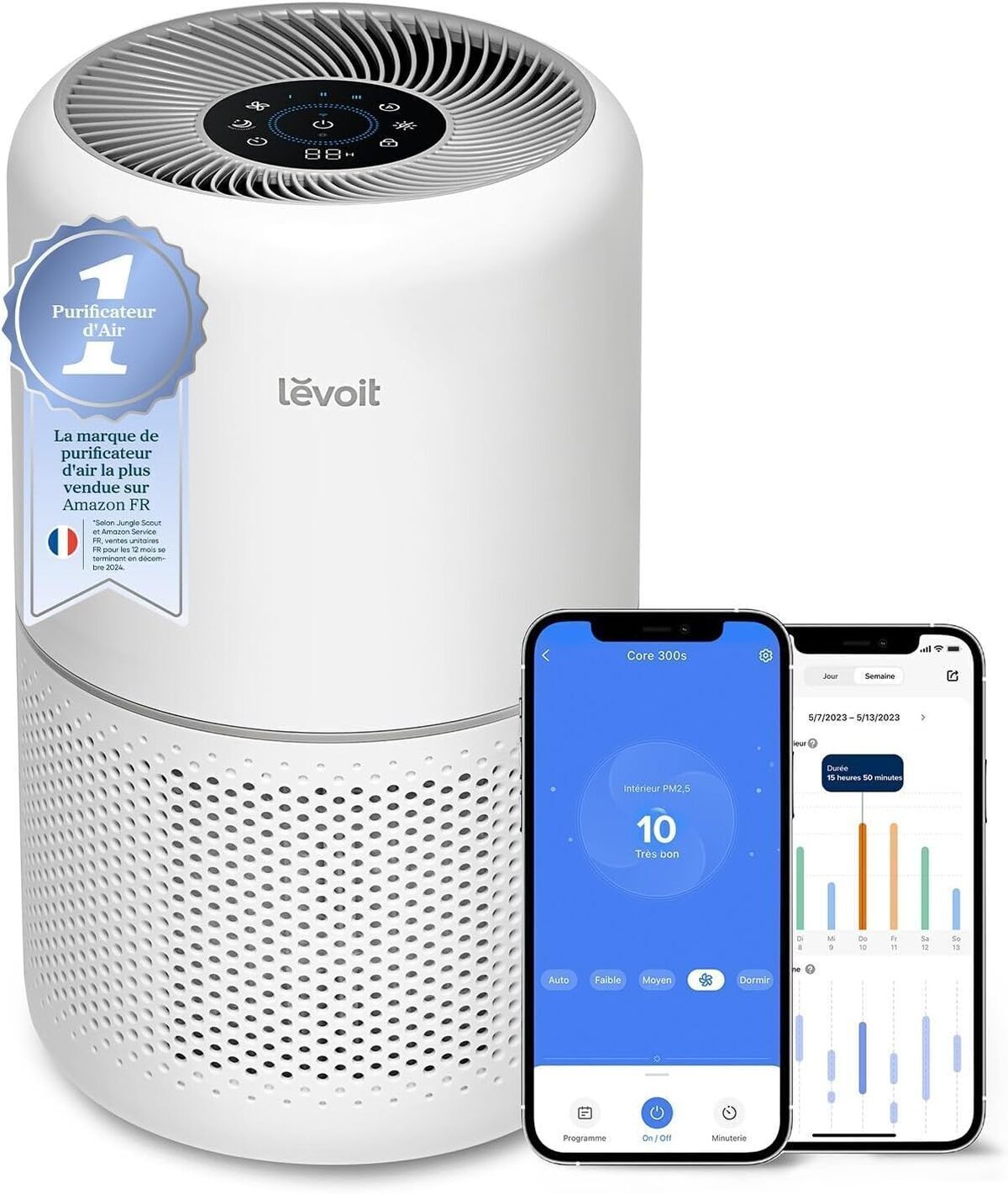 Test du levoit core 300s : purificateur d'air hepa intelligent et silencieux