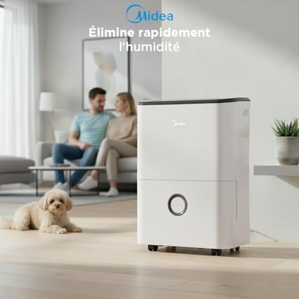 Découvrez notre test détaillé du déshumidificateur Midea 20L : performances, connectivité et efficacité énergétique pour assainir votre intérieur.