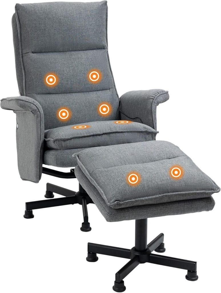 Test du fauteuil massant électrique HOMCOM : relaxation ultime avec 8 zones de massage
