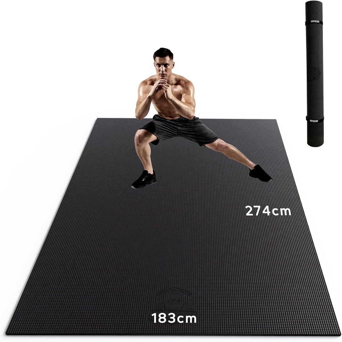 Test tapis HAPBEAR extra large 274 cm antidérapant